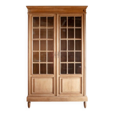 Grande vitrine en chêne « Augustine »