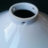 Old white ceramic pendant lamp