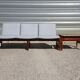 Modular 3-seater sofa + a teak coffee table by Karl SØrlie & SØnner