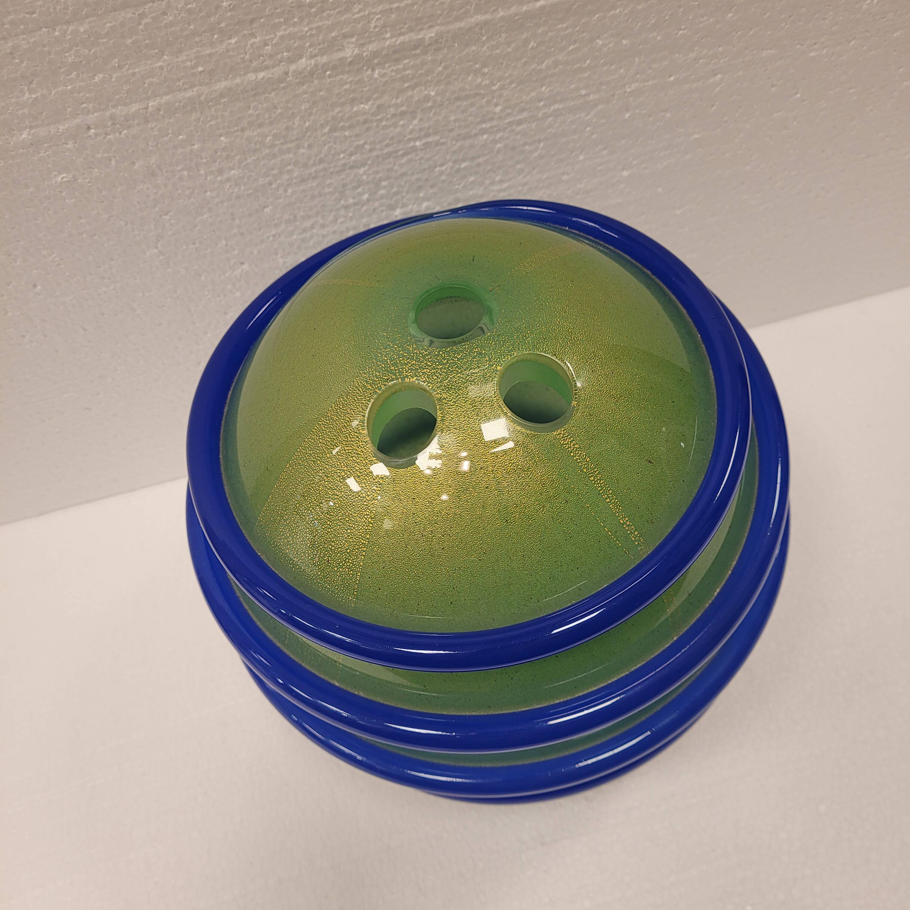 Jarrón / Center of table “Bolos”, EffE Vetreria Artistica, Murano crystal, s. XX – Italy