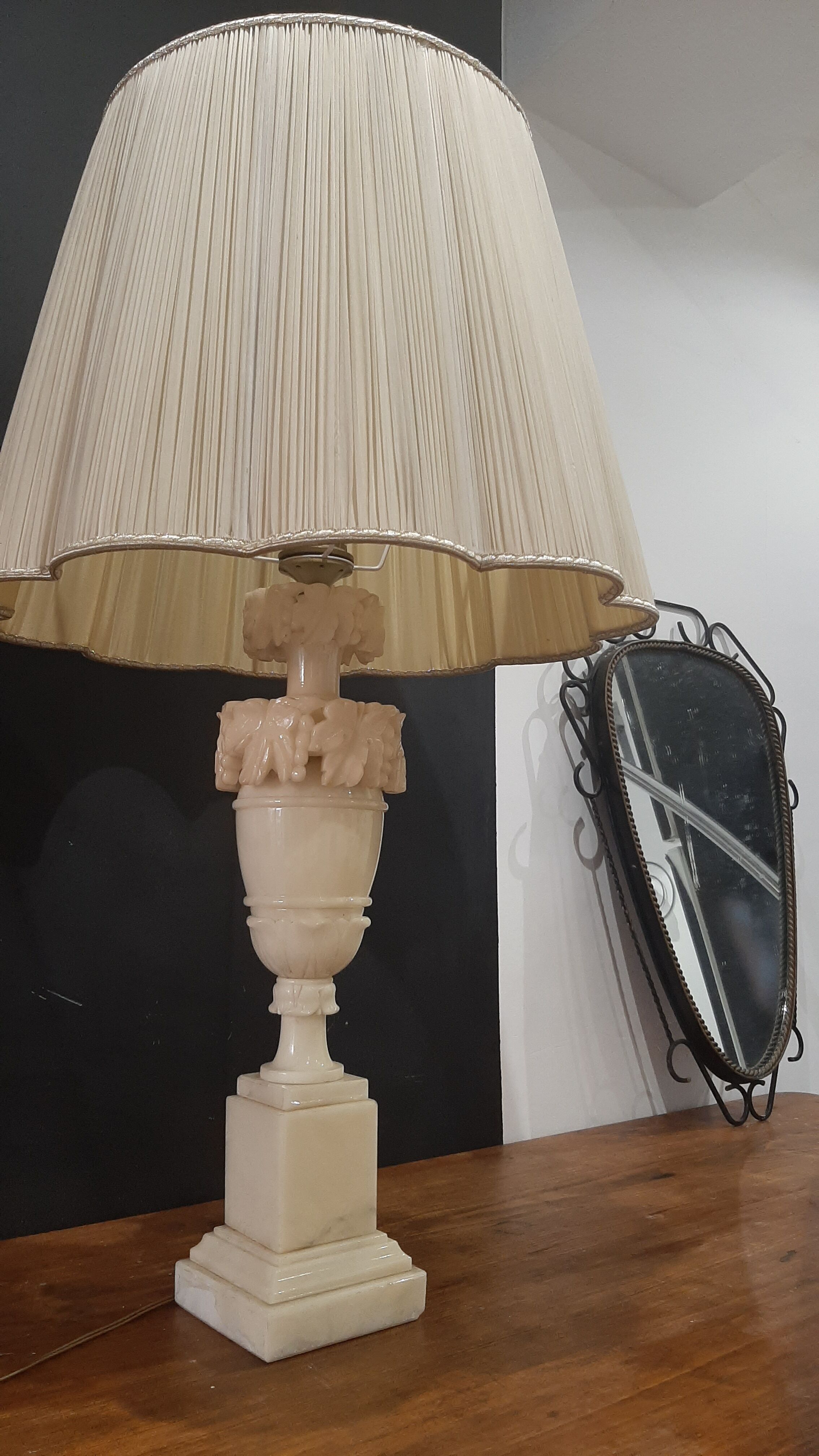 Lampe albâtre 87 cm