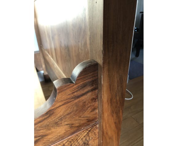 Ancient walnut roller bed