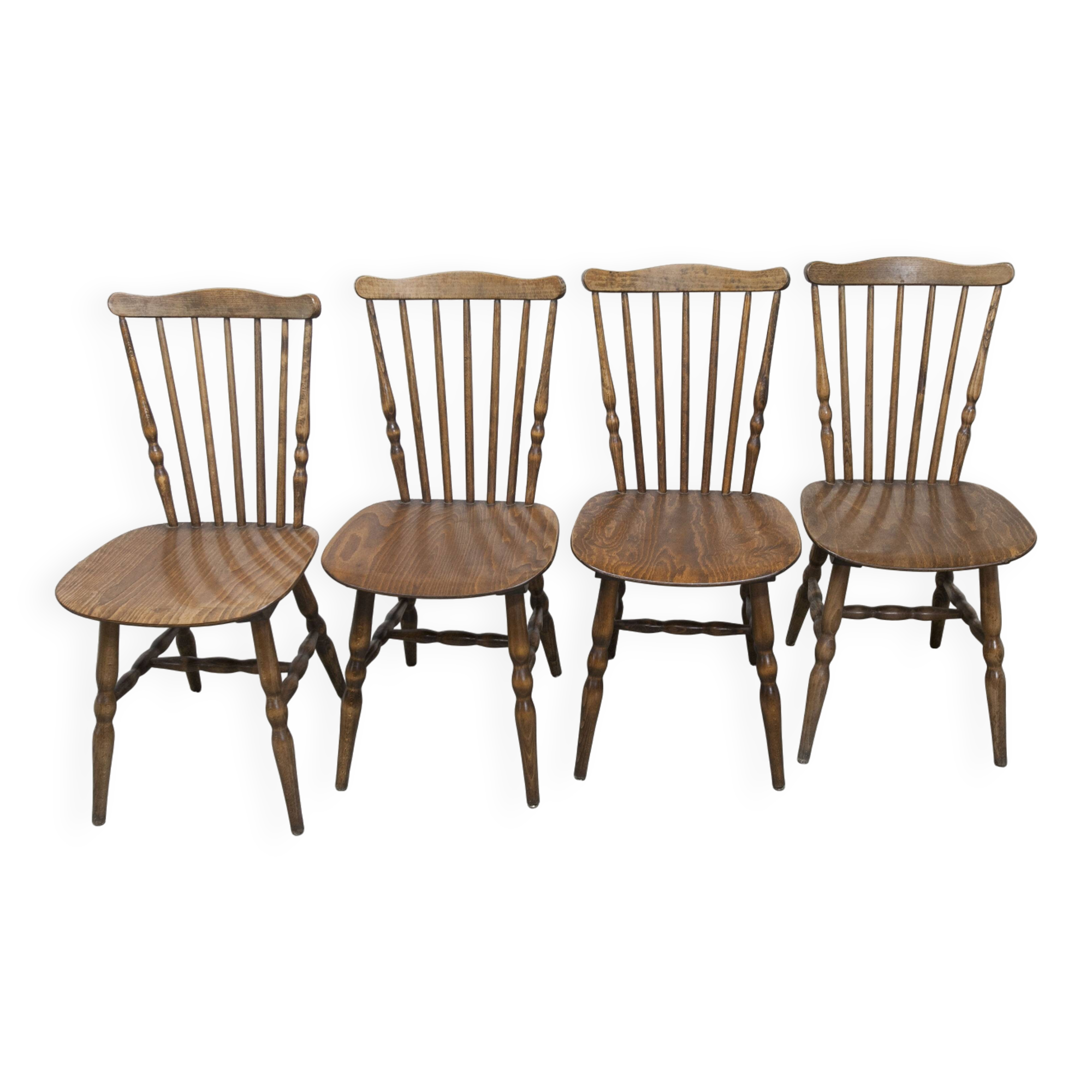 Set of 4 Baumann chairs, Florida model, 1970, superb condition