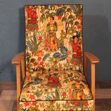Paire de fauteuils scandinaves "frida kahlo" 1960