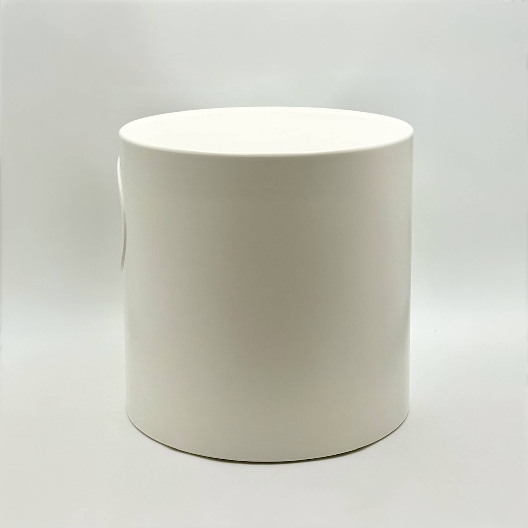 White Artemide Giano Vano Side Table, Italy 1970s – Space Age Design