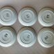 Lot de 6 soucoupes Kimono Boch La Louvière