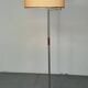 Bauhaus Wood and Steel Floor Lamp, 1950s