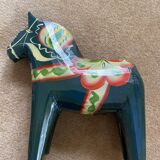 Dalarna horses 60s Swedish crafts (set of 2)