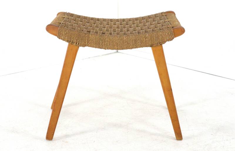 Footstool in the style of Audoux Minet | mid century modern vintage design