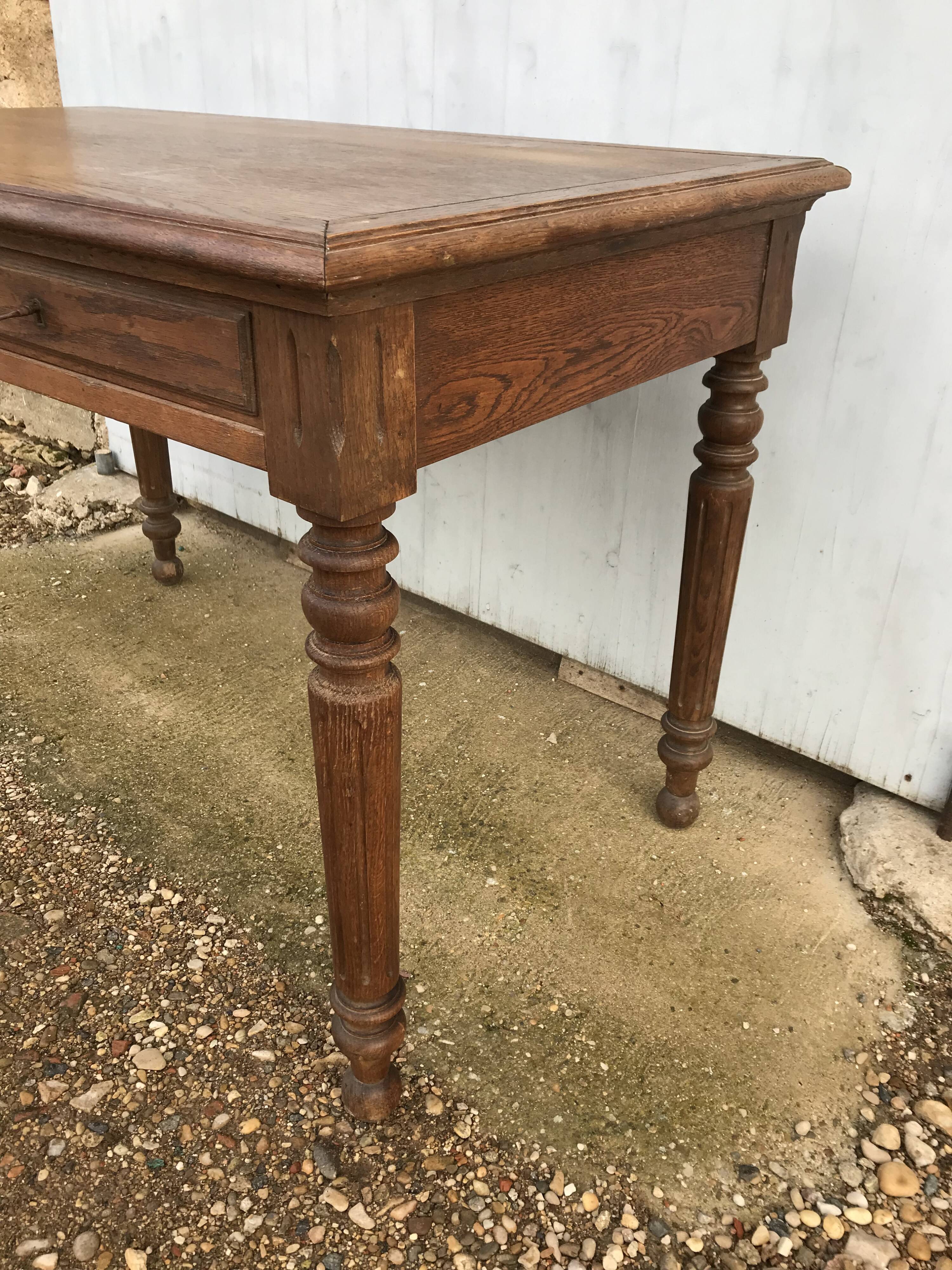 Desk flat oak 1900