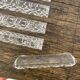 Lot de porte couteaux anciens en verre