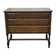 Commode anglaise en chêne des années 1930