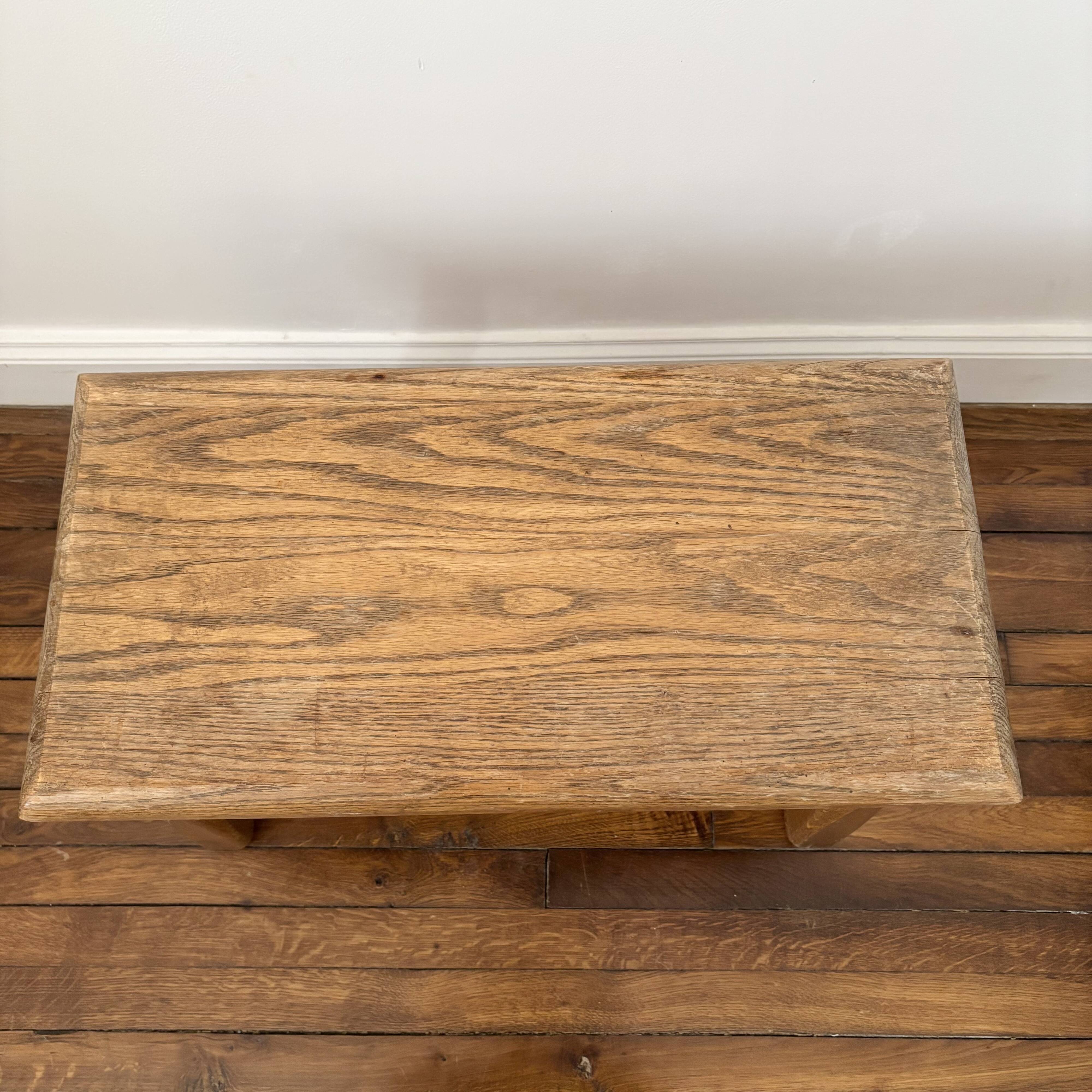 Vintage Minimalist Brutalist Stool