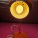 Vintage "Eyeball" Desk Lamp Orange & Chrome – Space Age Era
