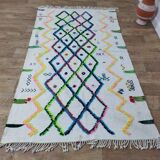 Handmade Moroccan Berber rug 222 x 128 cm