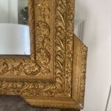 Antique Gilded Mercury Wall Mirror Napoleon III 71x57cm