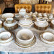 Limoges porcelain service 86 pieces gold 24K