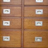 Superb piece of professional furniture: cardboard box, chest of drawers, storage
