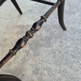 Napoleon III chair in blackened wood, 19th century