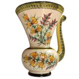 Vase faïence polychrome Henriot Quimper