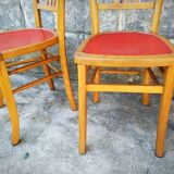 Series of four bistro chairs
