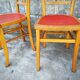 Set of four bistro chairs