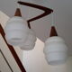 Suspension boomerang Philips design Louis Kalff années 60