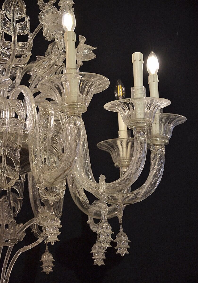 Important Pauly, Venice Murano glass chandelier