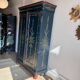Biedermeier wardrobe hand-painted with Dutch folklore Hindelooper.