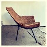 Rattan armchair
