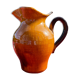 Carafe in ochre and maron sandstone