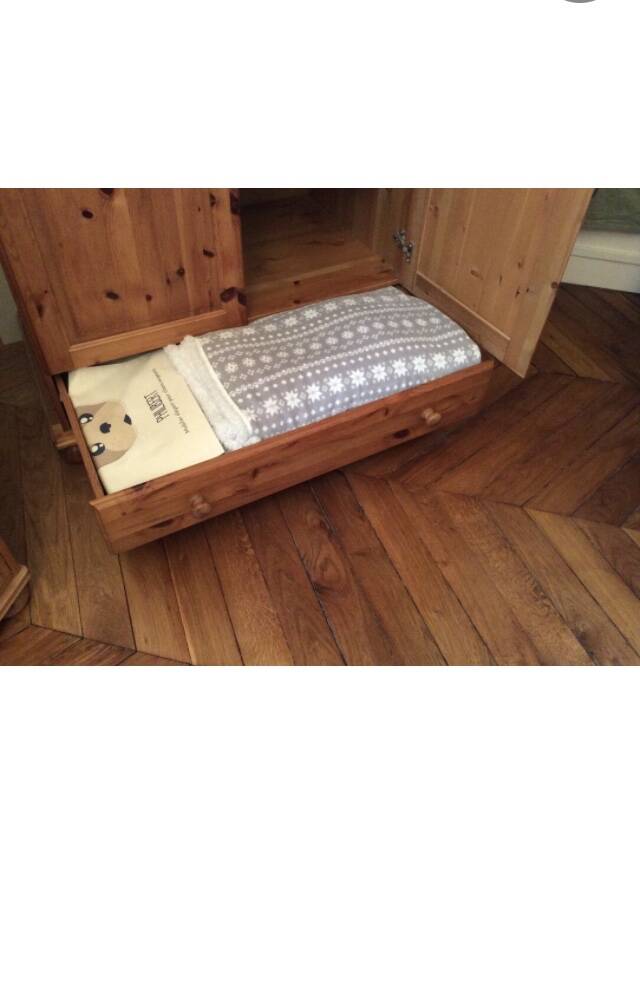 Scandinavian style pine cabinet