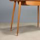 Vintage writing desk in beech with drawer, Italian design from the 1950s.