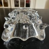 70s crystal ashtray