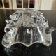 70s crystal ashtray