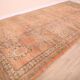 Large Vintage Moroccan Rug 203 x 376 cm, Peach Berber Wool Rug Handmade