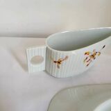 Haviland Limoges Gravy Boat and Porcelain Tray, Vintage
