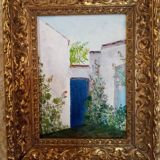 Tableau huile sur panneau.