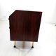 Dresser / chest of drawers and bedside tables - 1960s - faux leather brass