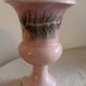 Mid-Century Vintage Pink Ceramic Urn Vase by Soveram France – Hand-Sha