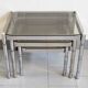Suite de 3 tables gigognes vintage 1970
