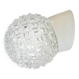 Vintage White Porcelain Wall Light, 1970s