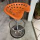 Orange tractor stool Pivoting mower Etienne Fermigier mirima 70