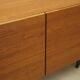 Danish teak cabinet with adjustable shelves, 1960s