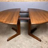 Danish design round dining table mid century