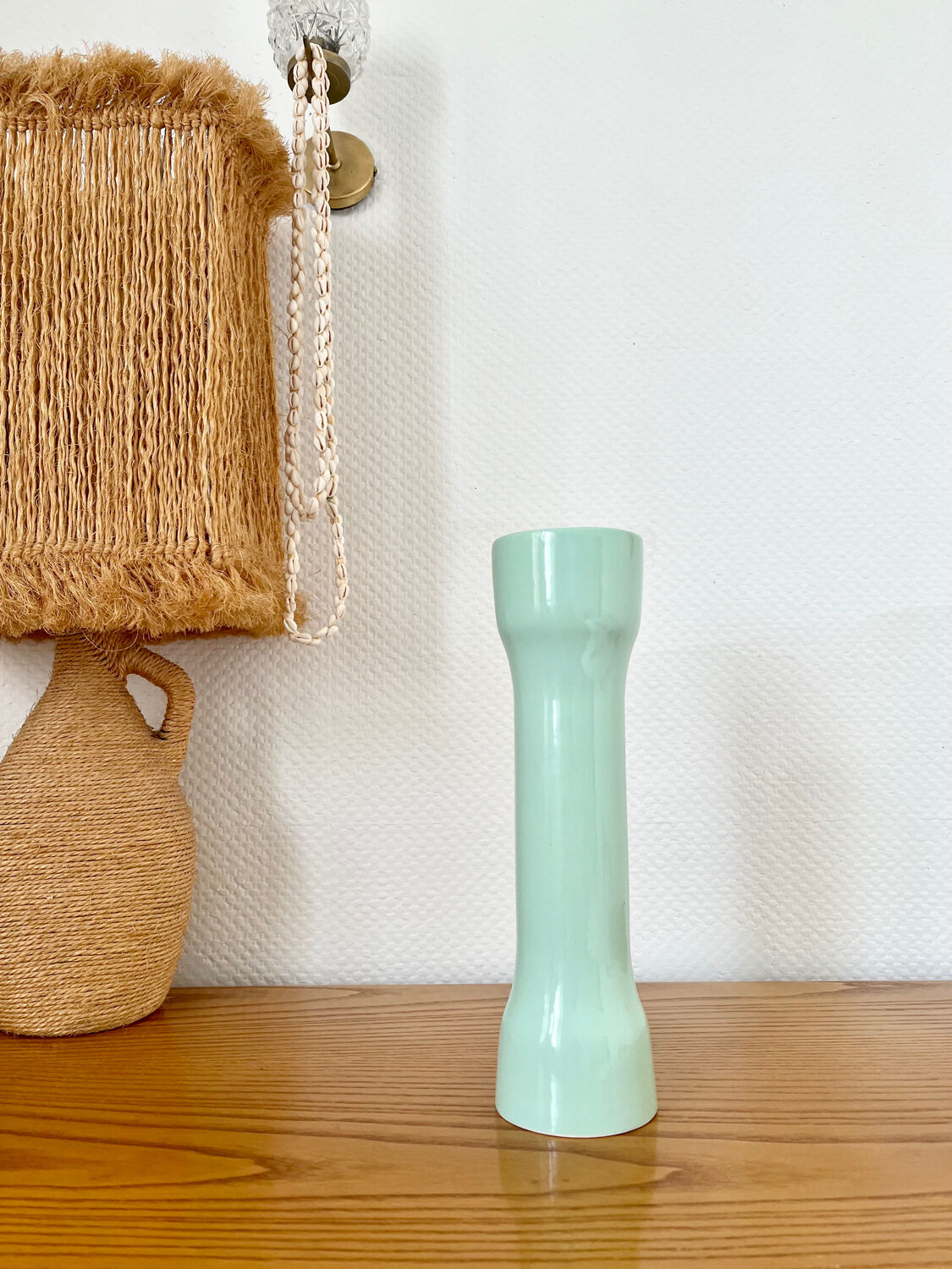 Lampe en corde vintage