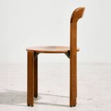 Beech dining set by Bruno Rey for Kusch & Co., Set of 7