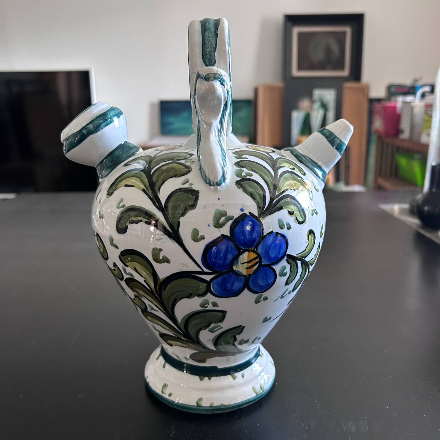 Spanish handcrafted earthenware pot