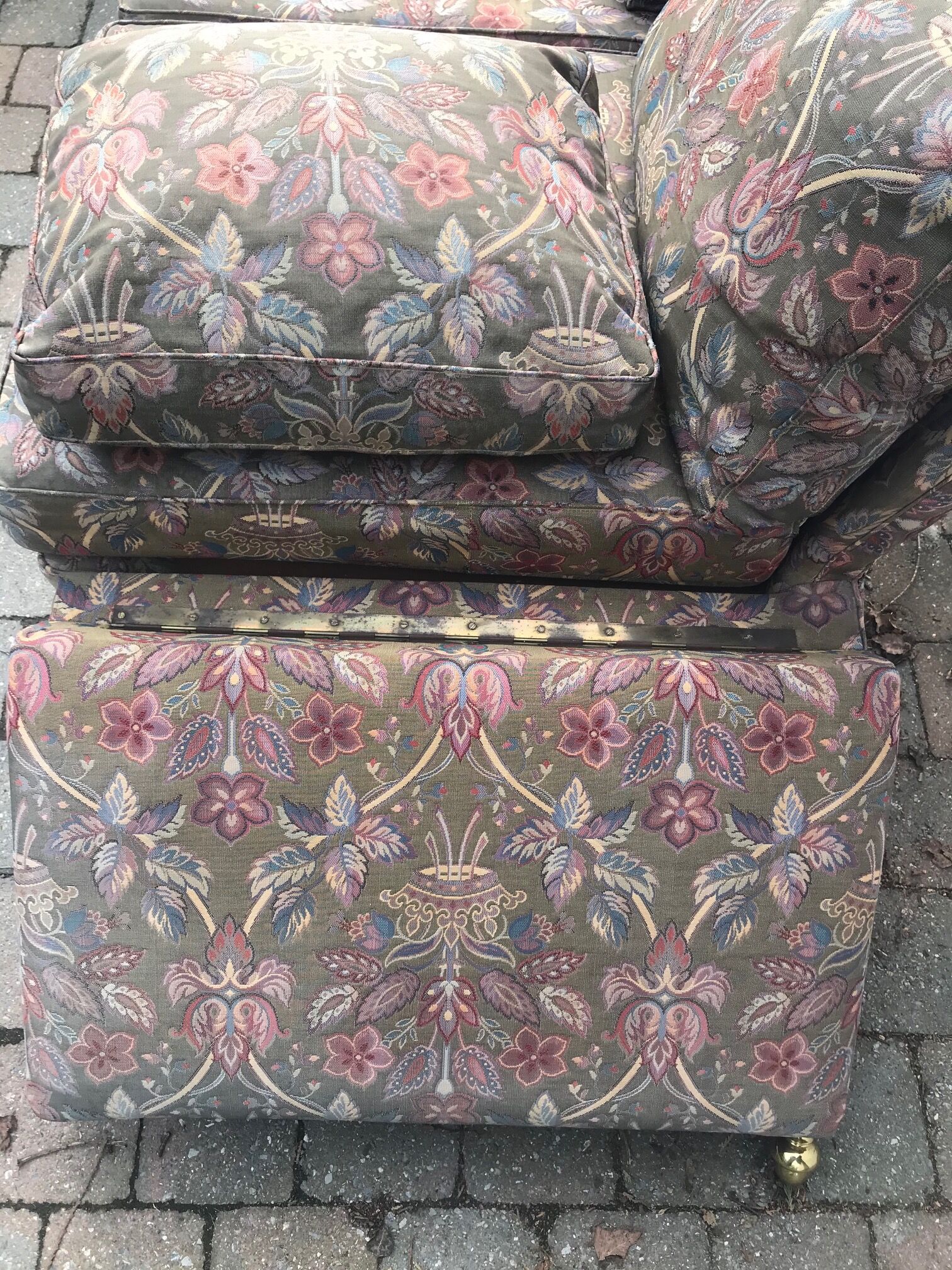 3-seater sofa and 2 armchairs set Maison Jansen 1960