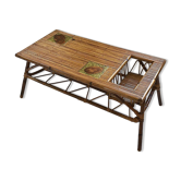 Rattan coffee table